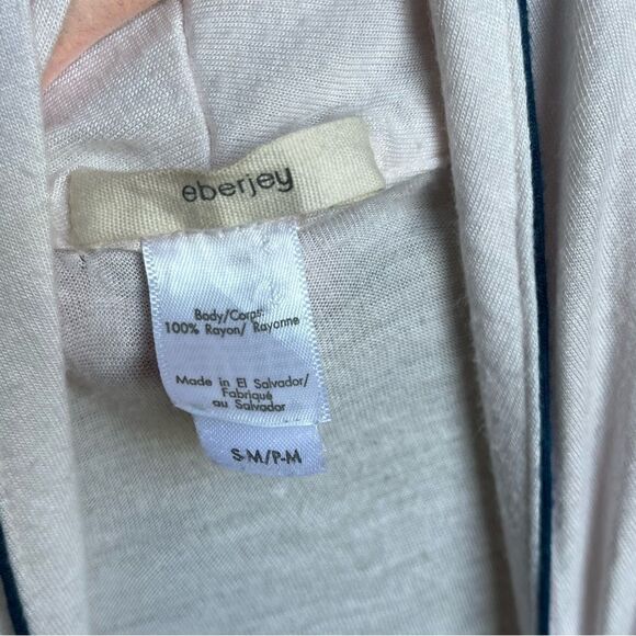 Eberjey Robe Sorbet Blue Small-Medium - Picture 5 of 7